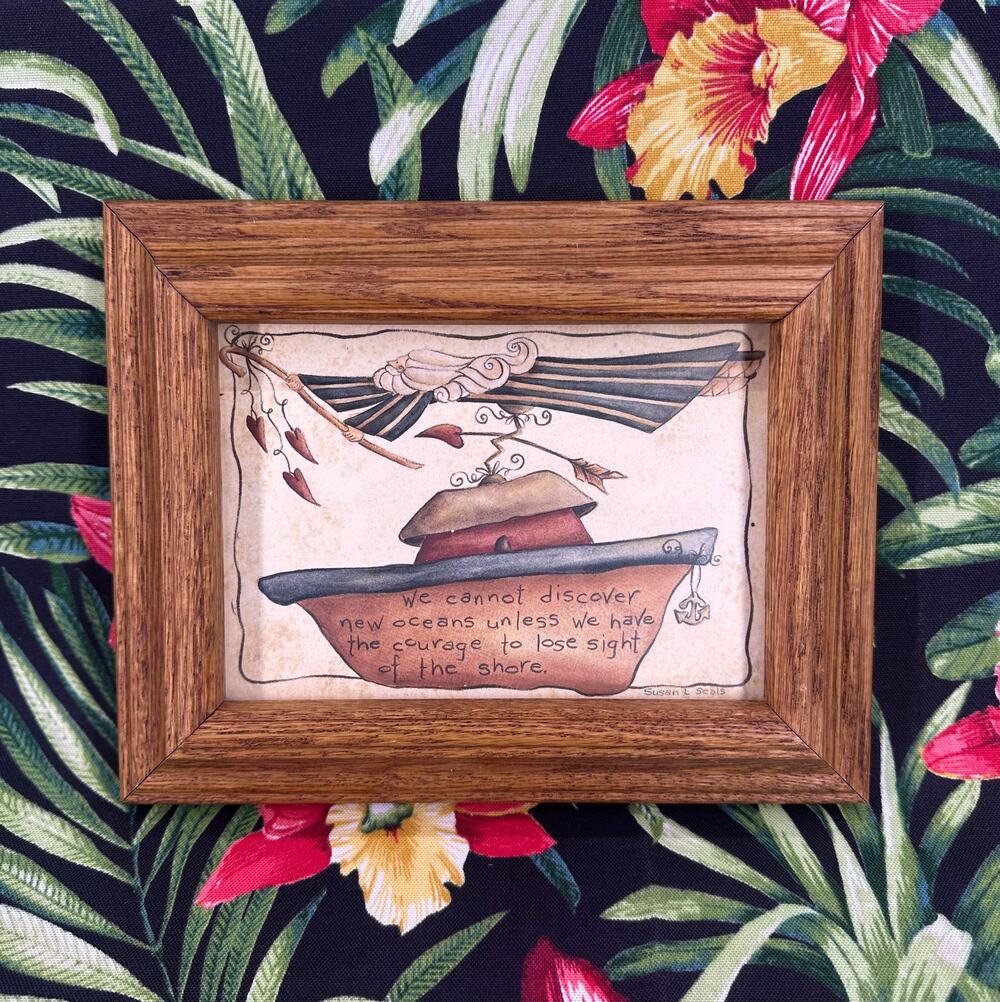 Noah’s Arck God Leading Discover New Oceans Picture Frame